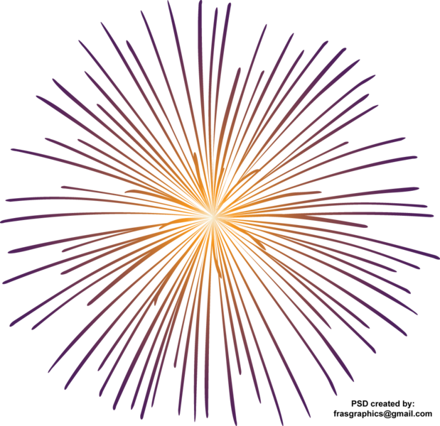 Fireworks Purple Hi - Fireworks Vector Image Png (619x600), Png Download