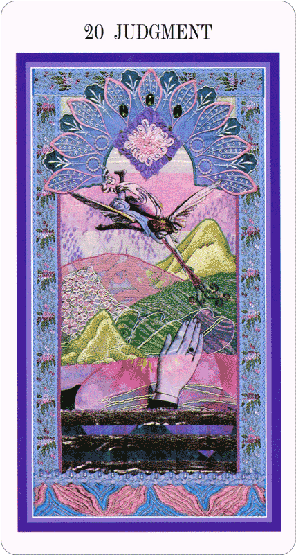 Judgment Tarot Card - Enchanted Tarot Monte Farber And Amy Zerner (600x800), Png Download