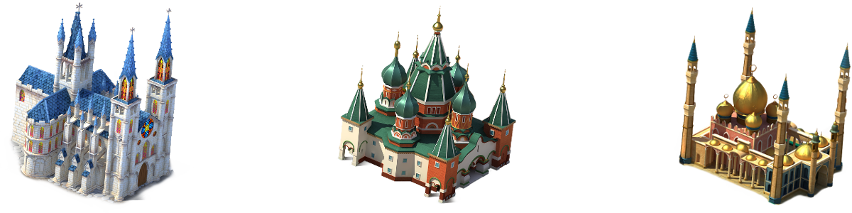 Temple - March Of Empires Castles (1200x300), Png Download