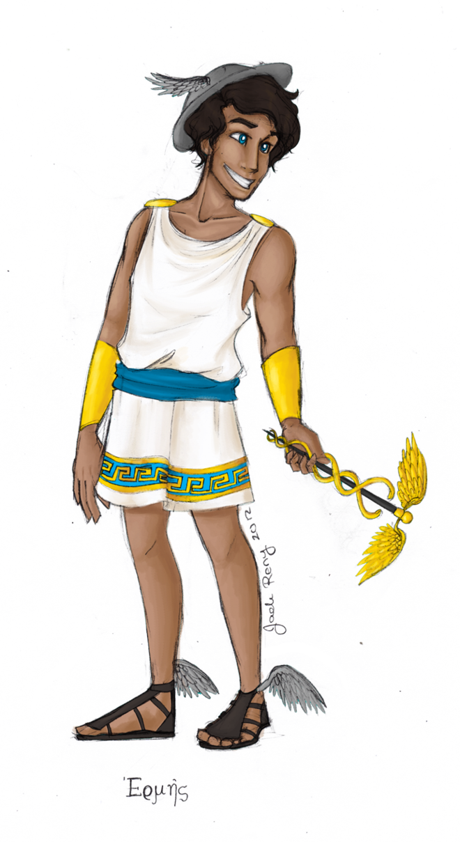 Gods Clipart Devi - Hermes Greek God Png (660x1209), Png Download