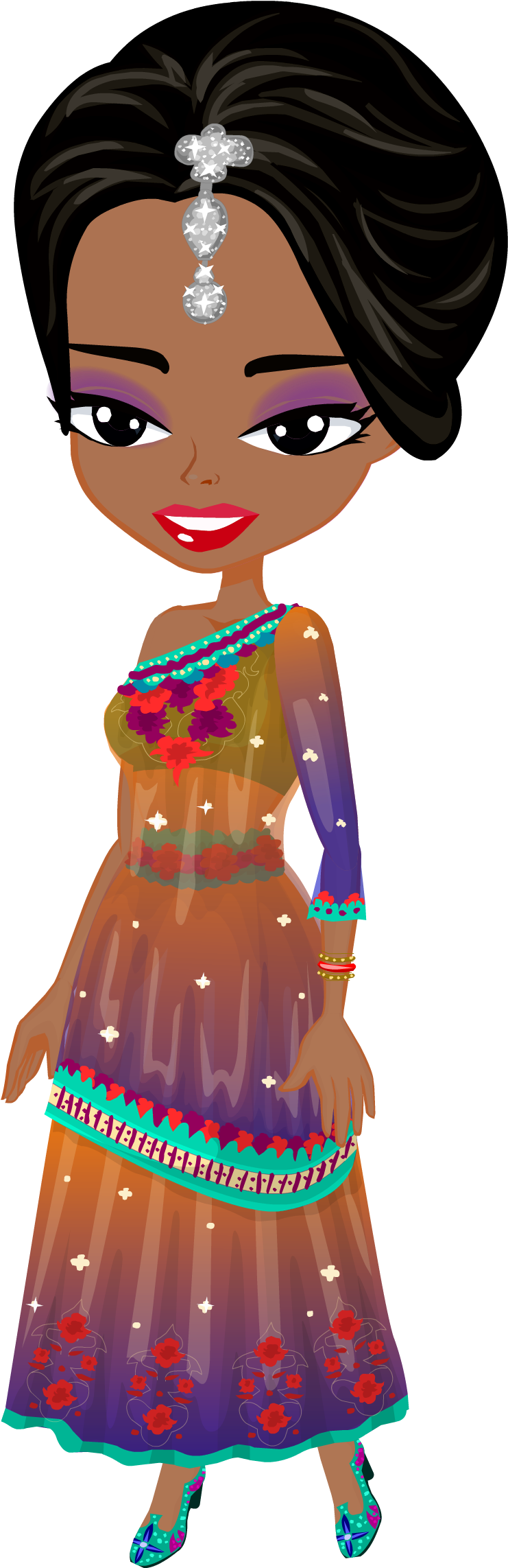 My Avatar Diwali - Cartoon Diwali Png (740x2304), Png Download