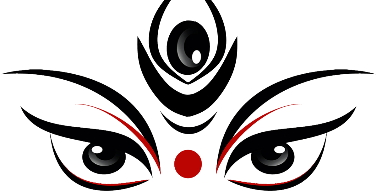 Durga Maa Face Drawing Full Size Png Download Seekpng
