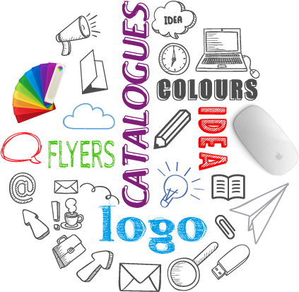 Graphic Design Collage - Business Idea Creative Tablet - Ipad Air 1 (vertical) (485x480), Png Download