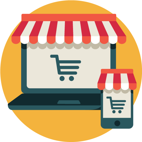 Ecommerce - Ecommerce Png (500x500), Png Download