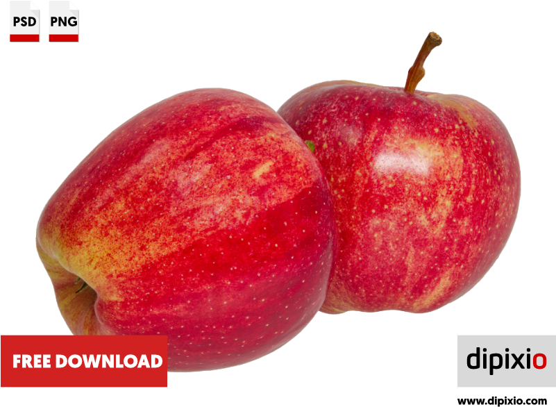 Free Photo Of Red Apples On A Transparent Background - Apple (800x600), Png Download