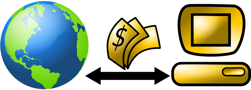 File - E-commerce - Earth Clip Art (960x480), Png Download