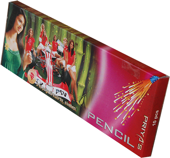 10cm Pencil Maha Fancy Crackers Sivakasi - Sivakasi (600x600), Png Download