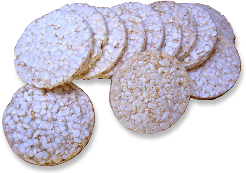 Rice Cake Png Picture Black And White Download - Buckwheat Rice Cakes (506x360), Png Download
