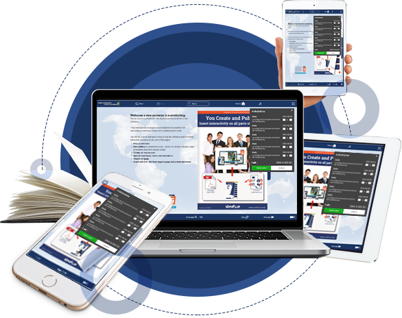 Publish Flip Page Catalogs Everywhere On Pc, Mac, Tablet - Output Device (586x464), Png Download