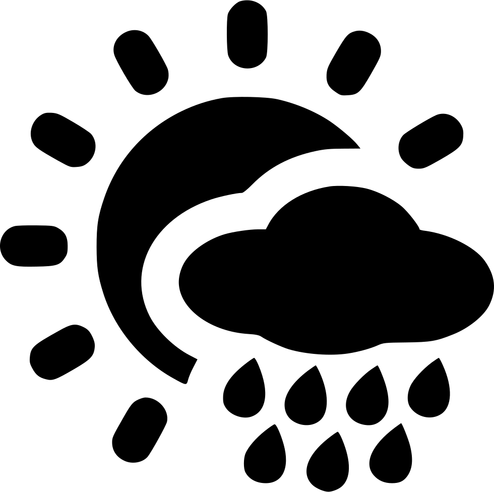 Png File Svg - Sun Icons Black And White (980x976), Png Download