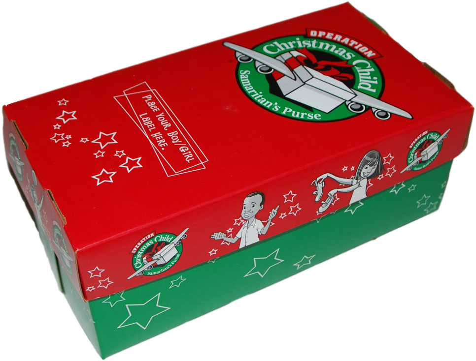 Shoebox - Operation Christmas Child (1000x1000), Png Download