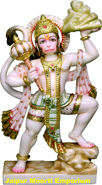 Hanumanji - Hanuman Murti Png (350x634), Png Download