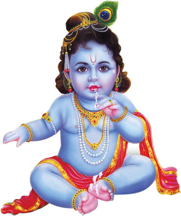 Krishna Janmashtami (369x450), Png Download