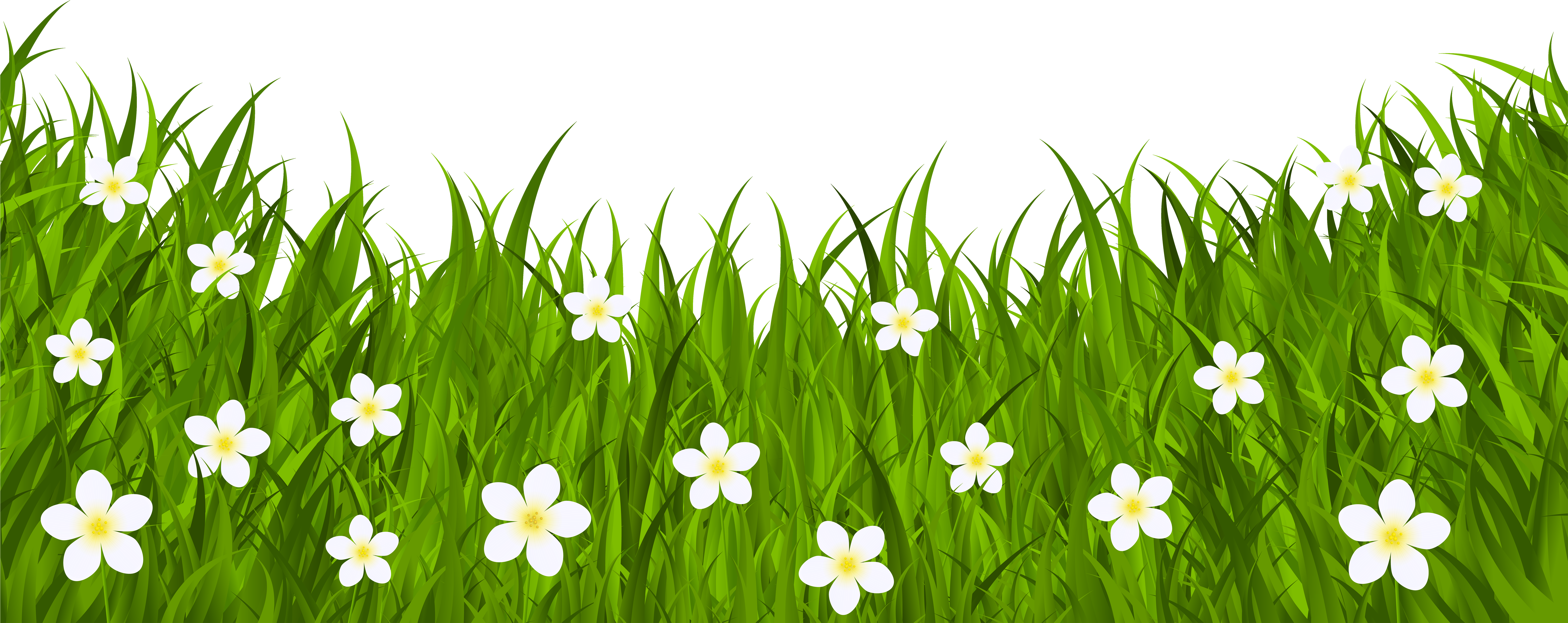 Grass Ground With Flowers Png Clip Art Image - Good Morning Happy Saturday Weekend (600x247), Png Download