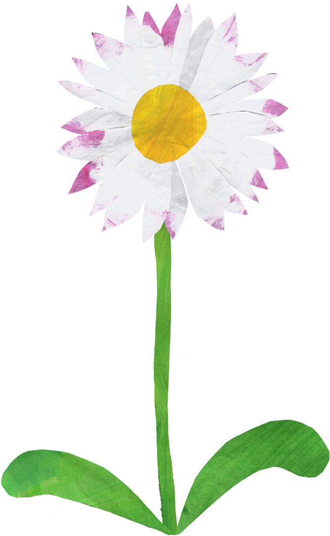 But When I Made The Hand-painted Collage Daisies For - Gift (900x1223), Png Download
