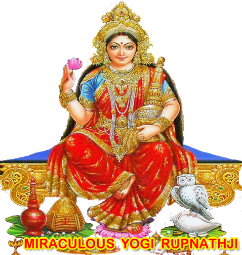 Lakshmi Puja Free Png Image - God Kubera Lakshmi (490x515), Png Download