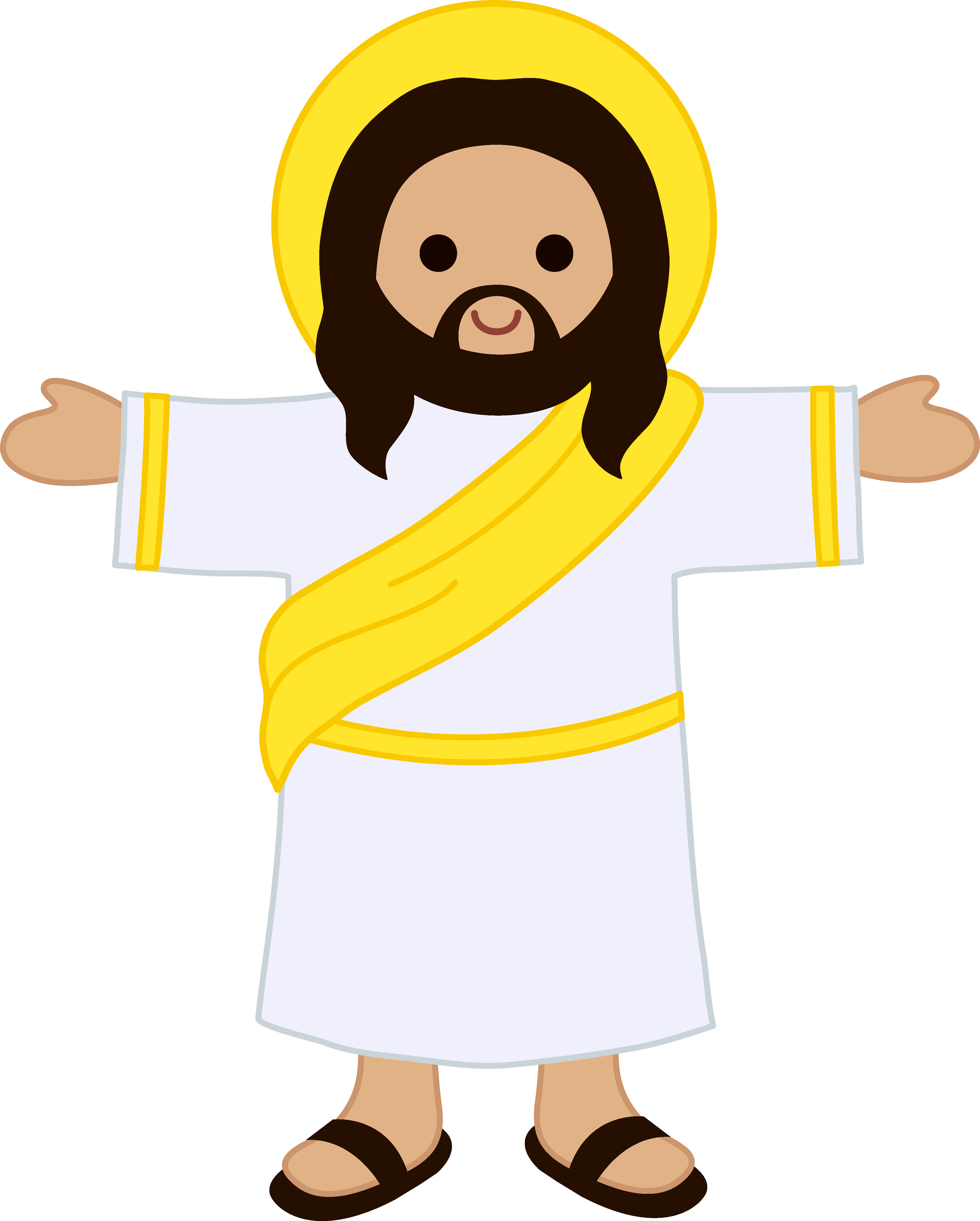 Image Black And White Library Jesus Is Alive At Getdrawings - Jesus Clipart (4110x5120), Png Download