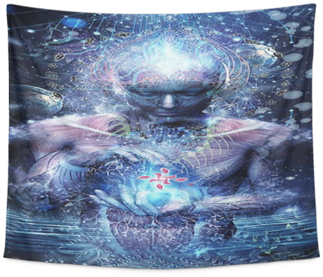 Cosmic Light Body Sacred Geometry New Age Spiritual - Kit Capa Case Tpu Ipad Pro 9,7" - Trancendence + Película (480x480), Png Download