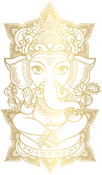 Attn - Lord Ganesha Ganesha Vector (350x600), Png Download