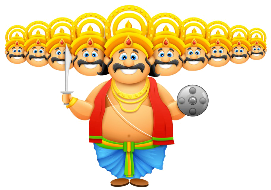 Happy Dussehra Vector Free Png Clipart Photo - Dussehra Png (940x647), Png Download