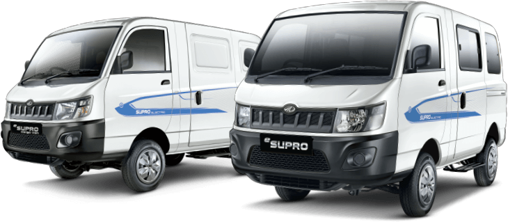 With Two New Electric Vehicles For Cargo Transportation - Mahindra E Supro (730x319), Png Download