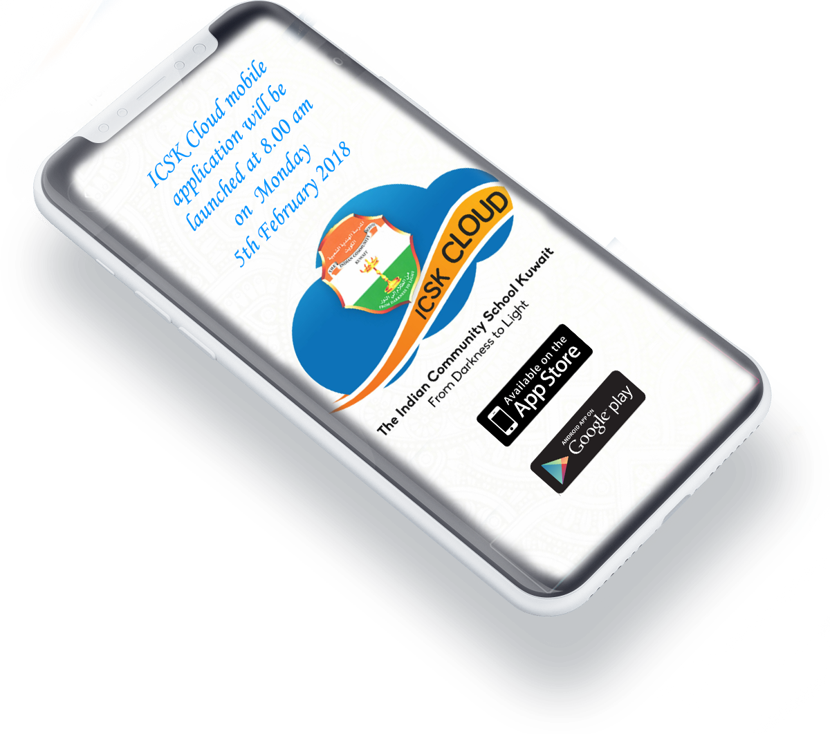 Our School Is The First Indian School In Kuwait To - Available On The App Store (1200x1062), Png Download
