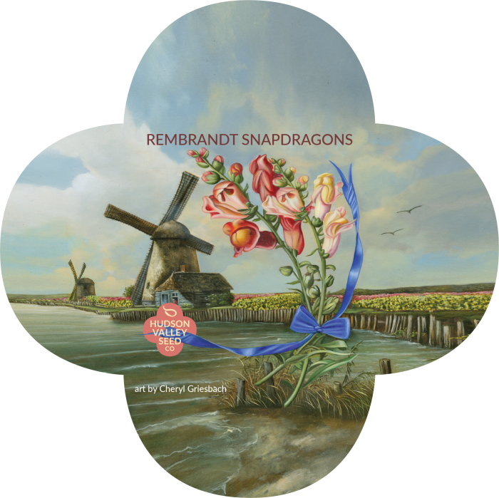 The Art Of The Seed Packet - Hudson Valley Seed Company (700x699), Png Download