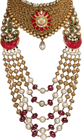 Iifjas Jewellery Exhibition Mumbai 2018 - Necklace (273x463), Png Download