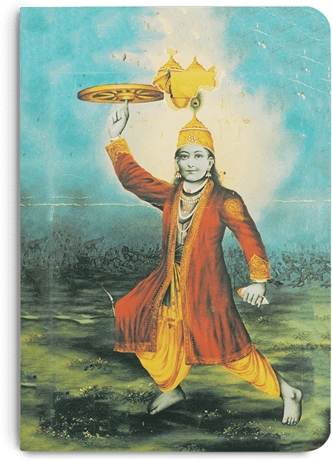Dailyobjects Shree Krishna A5 Notebook Plain Buy Online - Painting (600x680), Png Download