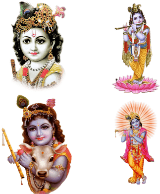 Lord Krishna Png Source - Happy Janmashtami Wishes Image In Hindi (400x400), Png Download