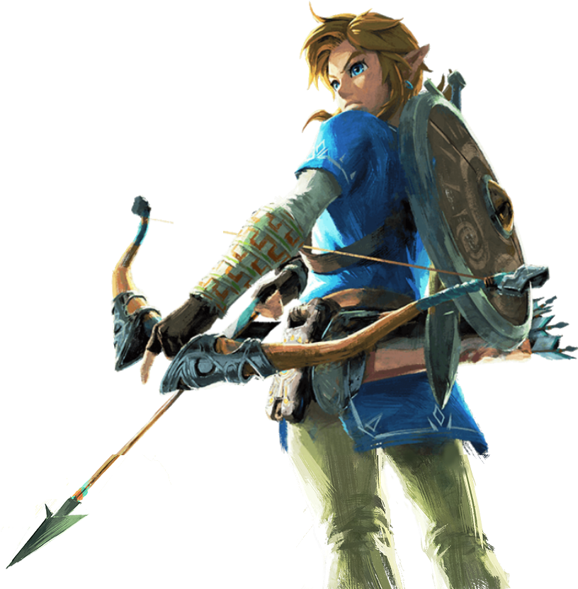 Gallery - Breath Of The Wild Link (855x847), Png Download