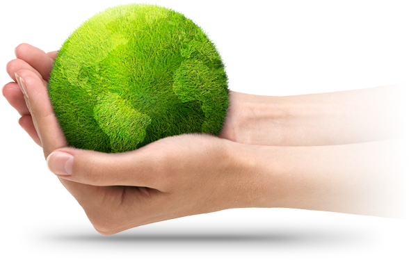 Earth In Hands Png Hd - Greener And Cleaner Earth (705x417), Png Download