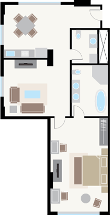 Prev Next - Floor Plan (800x743), Png Download