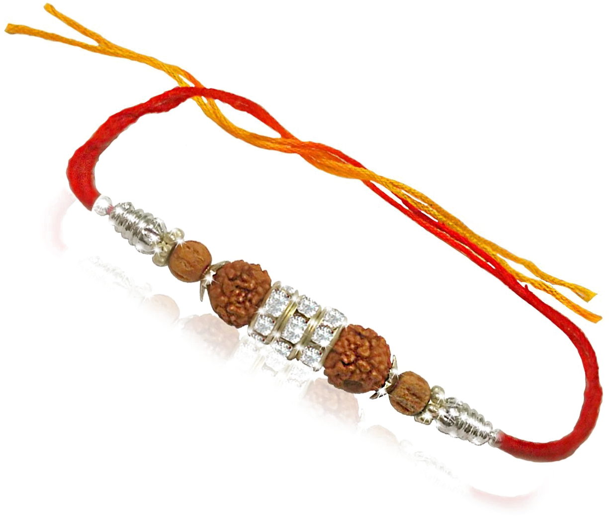 Raksha Bandhan Transparent Png - Rudraksha Rakhi Designs (1280x1280), Png Download