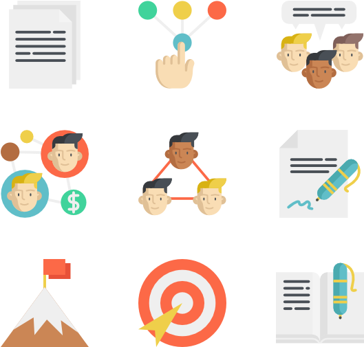 Clipart Transparent Library Icons Free Business - Contract (600x564), Png Download