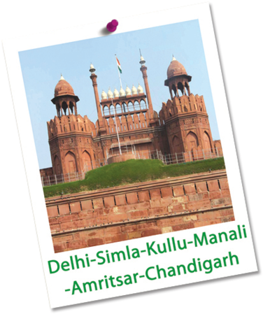 Delhi - Simla - Kullu Manali - Amritsar Chandigarh - Red Fort (499x499), Png Download