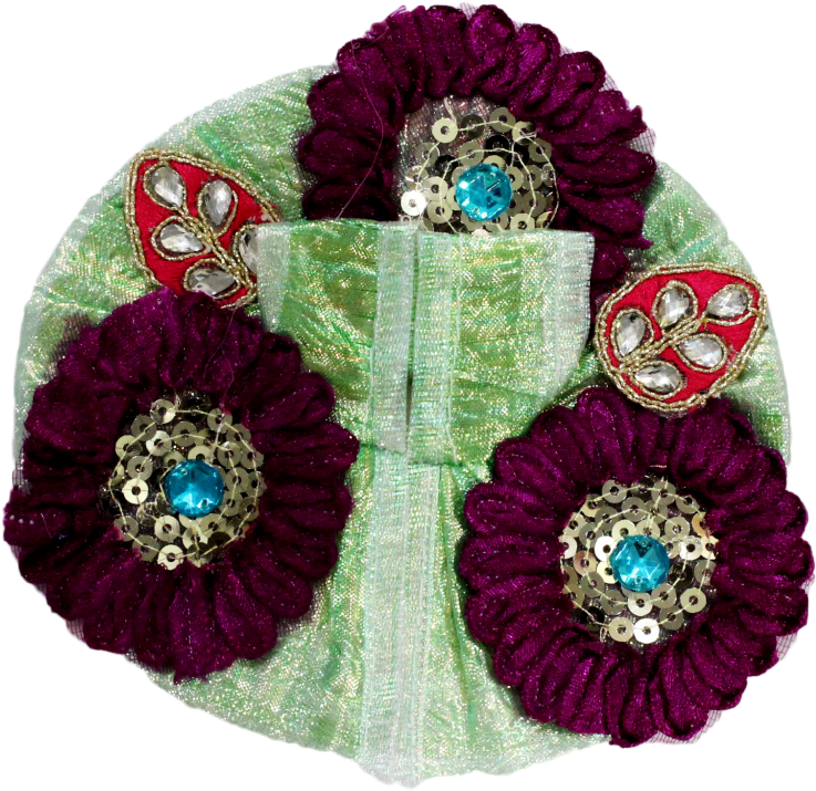 Green & Megenta Ladoo Gopal Poshak - Gopal (800x800), Png Download