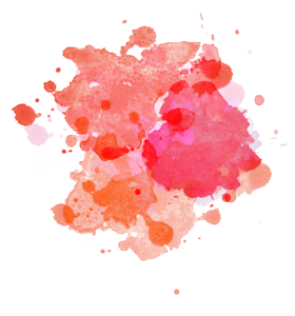 Watercolor Splash Red Png (1024x1096), Png Download
