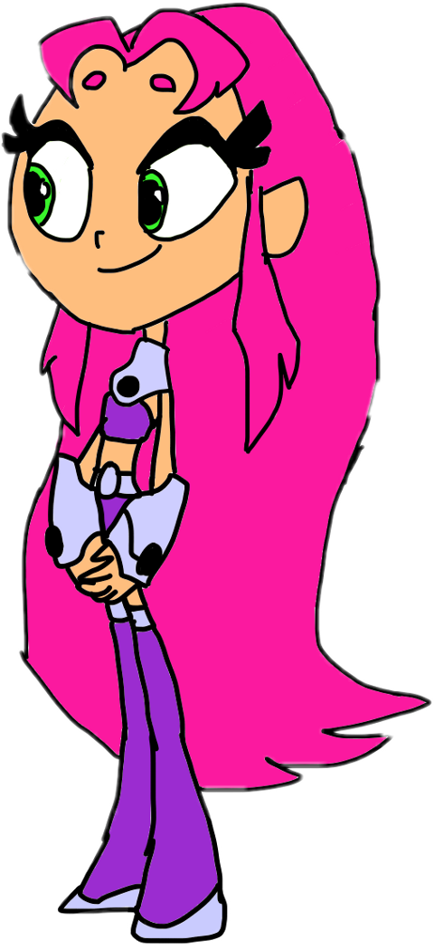 Largest Collection Of Free To Edit Starfire Stickers - Picsart Photo Studio (480x1050), Png Download