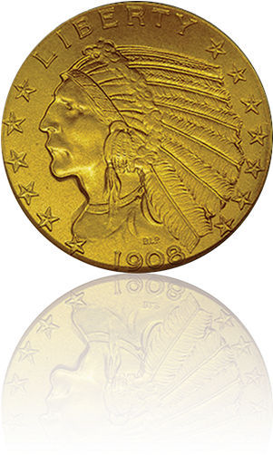 Image - Indian Head Gold Pieces (300x600), Png Download