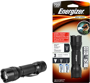 Vision Hd Performance Tactical Light - Energizer Headlight, 3 Aa Led (500x300), Png Download