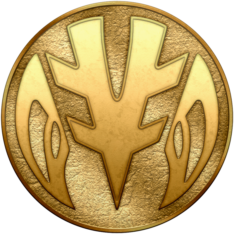 Power Coin White Ranger (800x800), Png Download