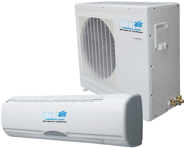 Ideal-air 24,000 Btu Diy Mini Split Heat Pump - Ideal Air 700505 - Mini Split Heat Pump (615x615), Png Download