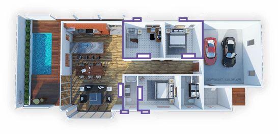 Split Air Conditioning Systems Melbourne - Gas Ducted Heating System (546x263), Png Download