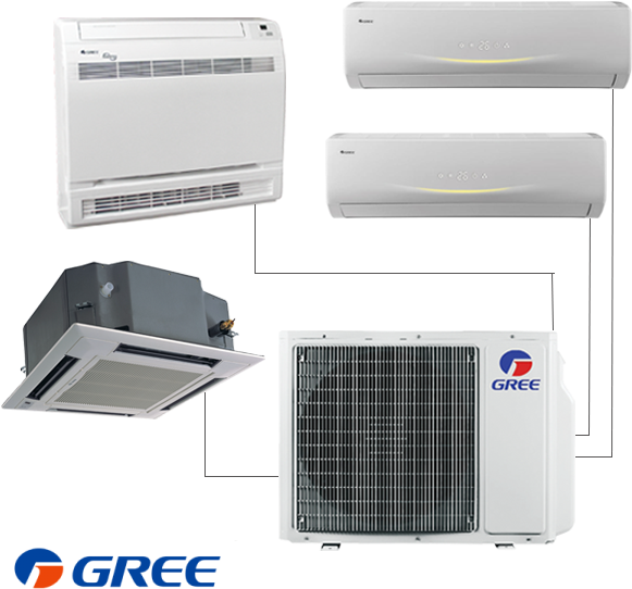 Multi-split System Gree Gwhd Nk3fo - Aer Conditionat Gree (600x600), Png Download