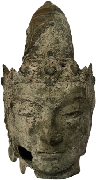 Relic Vishnu Head - Vishnu (488x650), Png Download