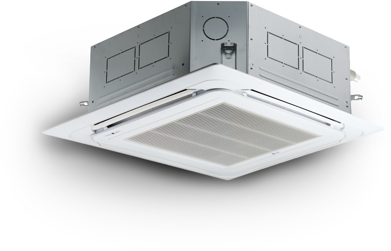 Check Them Now - Lg Ct18.nq4 Ceiling Cassette Air Conditioning System (886x564), Png Download