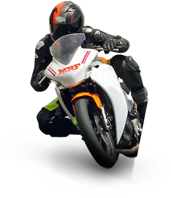 Mrf Racing Two Wheelers Divider - Two-wheeler (342x396), Png Download