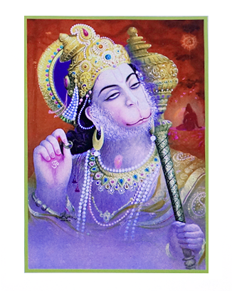 Hanuman Card - Trimbakeshwar Shiva Temple (407x407), Png Download
