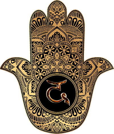 34 - Hamsa (400x470), Png Download